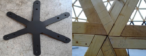 Cubierta PVC para domo geodésico de madera o de metal